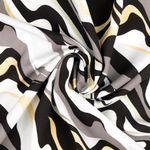 Viskose - Twill Wellen Grau