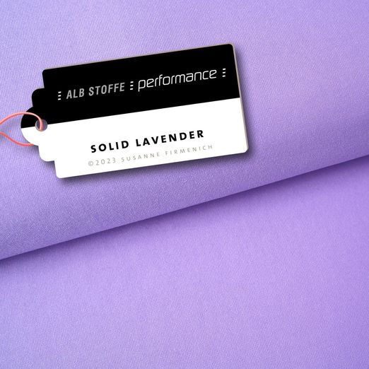 Tissu Albstoffe - Collection Performance - Solide Lilas Tissu Albstoffe - Collection Performance - Solide Lilas