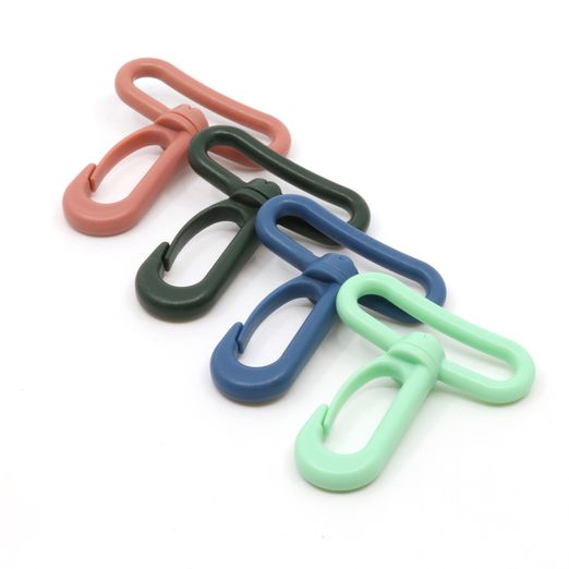 Mousquetons en plastique 38mm - 4 pièces