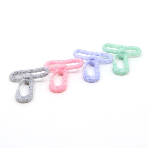 Kunststoff Karabiner Marmor 38mm - 4 Stück Kunststoff Karabiner Marmor 38mm - 4 Stück