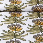 Viscose durable - Nerida Hansen Grandes fleurs Ecru EcoVero