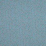 Chiffon - Blümchen Türkis