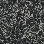 Chiffon - Fiori Nero Ecru