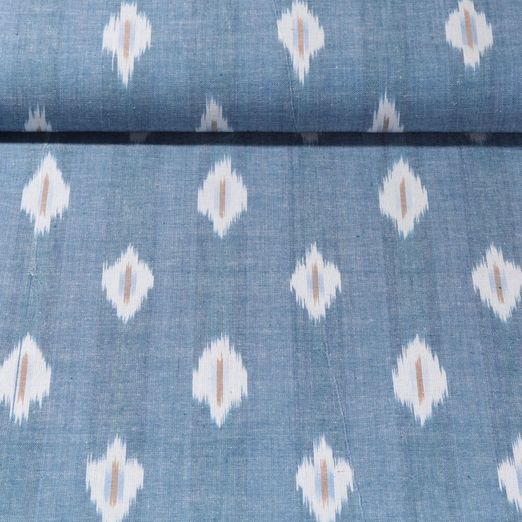 Tissu coton - Bleu jeans