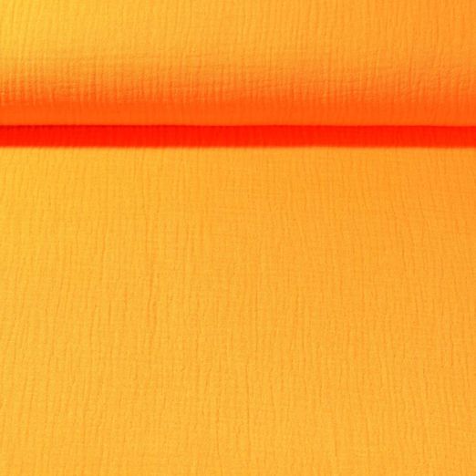 Mousseline bio Marius - Orange fluo