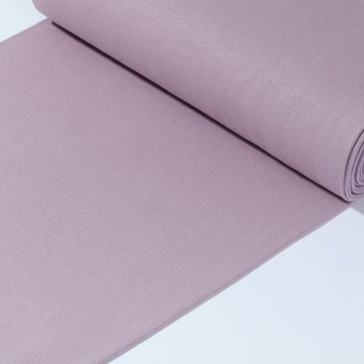 Bord-côte bio - Uni Rose poudré foncé 079