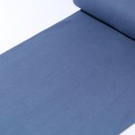 Bord-côte bio - Uni Bleu indigo 078
