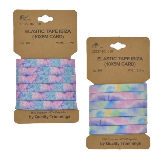 Élastique Batik 10mm - Longueur 5m Élastique Batik 10mm - Longueur 5m