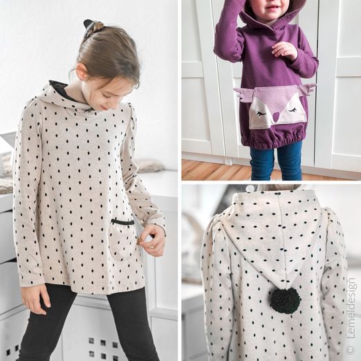 Hoodie - Beverly Kids - Schnittmuster eBook
