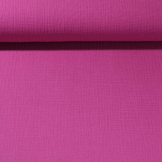 Bio Musselin Marius - Magenta