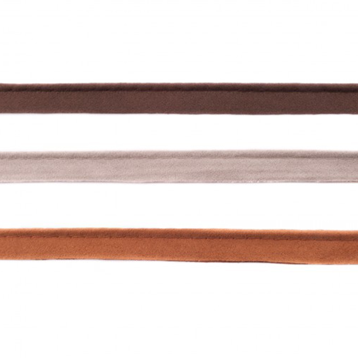 Velour Lederimitat Paspelband - Meterware-0 Velour Lederimitat Paspelband - Meterware-0