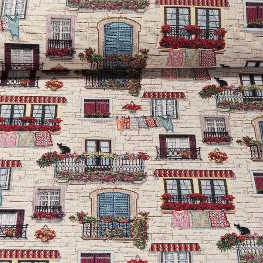 Gobelin - Balcons Multicolore