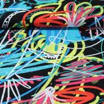 Voile de coton - Bunte Skizzen Noir Multicolore