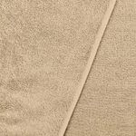 Baumwoll-Frottee eingefasst – Sand Baumwoll-Frottee eingefasst – Sand
