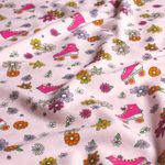 Jersey - Rullskridskor Blommor Rosa