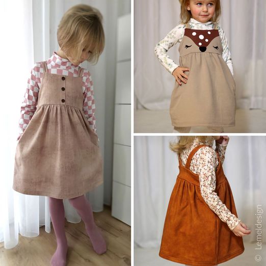 Latzkleid - Nocciola Kids - Schnittmuster eBook