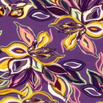 Jersey de viscosa – Grandes flores en violeta Jersey de viscosa – Grandes flores en violeta