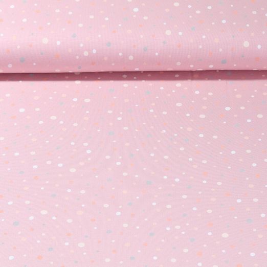 Jersey - Tissu à combiner Animaux safari Pois Rose