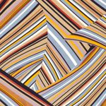 Viskose Popeline - Streifenmix Beige Viskose Popeline - Streifenmix Beige