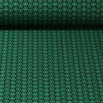 Jersey jacquard orgánico - Hamburger Liebe Bling Bling Diamonds Punto Verde