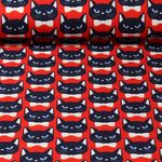 Organic Sweat - Hamburger Liebe Digitaalinen tulostus Bling Bling Bling Meow Red (punainen)