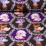Sweat bio - Hamburger Liebe Impression numérique Bling Bling Woof Marron