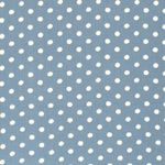 Viscosa - Crepe a pois azzurro chiaro