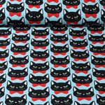 Toile bio - Hamburger Liebe Impression digitale Bling Bling Miaou Aqua