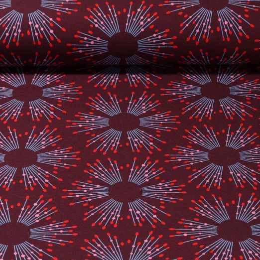 Sweat bio - Hamburger Liebe Impression digitale Bling Bling Starlight Bordeaux