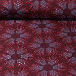 Mousseline bio - Hamburger Liebe Bling Bling Starlight Bordeaux