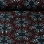 Mousseline bio - Hamburger Liebe Bling Bling Starlight Noir