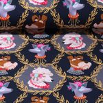 Sweat bio - Hamburger Liebe Impression digitale Bling Bling Woof Bleu marine foncé