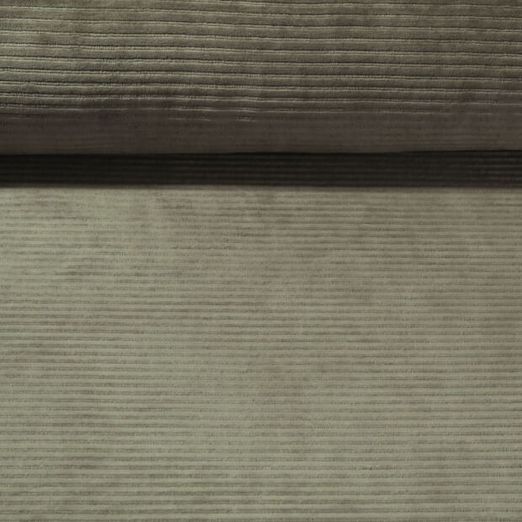 Stretchcord Robin - Stripe Large Taupe Grau