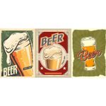 Canvas Panel - Köper Beer Multicolor Canvas Panel - Köper Beer Multicolor
