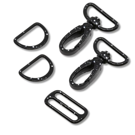 Set d'accessoires pour sac métal coloré - 25mm - Splash