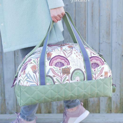 Reisetasche #bonvoyage genäht von gruenkariert.de *Taschenstar*