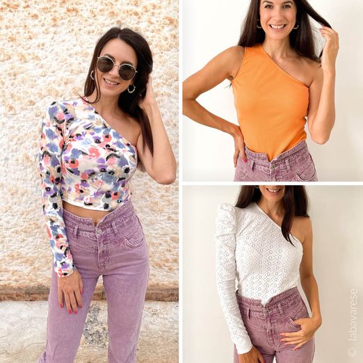 Top - One Shoulder - Schnittmuster eBook