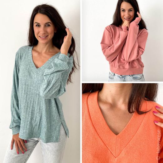 Pullover - Basic Sweater - Schnittmuster eBook