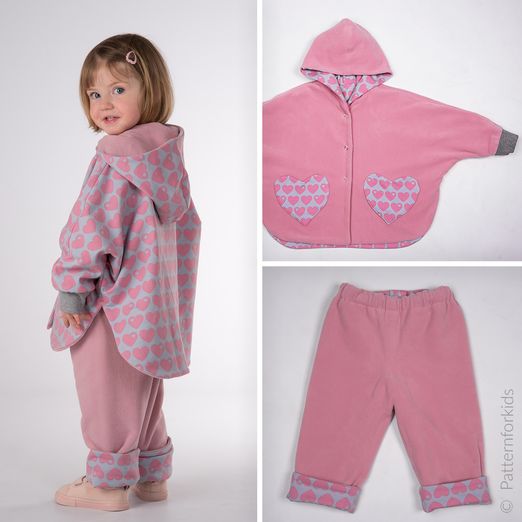 Poncho und Hose - MARA und FIOCCO - Schnittmuster eBook