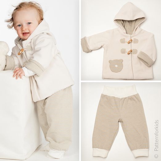 Babyjacke und Hose - BRIO und LUCCA - Schnittmuster eBook Babyjacke und Hose - BRIO und LUCCA - Schnittmuster eBook
