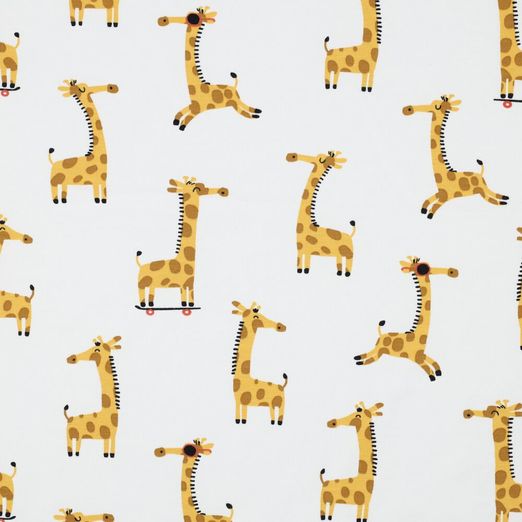 Jersey - Coole Giraffen Weiß