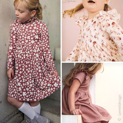 Shirt Tunika und Kleid - Rosé Kids - Schnittmuster eBook