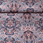 Toile de coton canevas - Impression digitale Orient Bleu