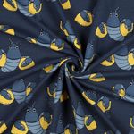 Sommersweat - French Terry Cooler Lobster Blau Sommersweat - French Terry Cooler Lobster Blau