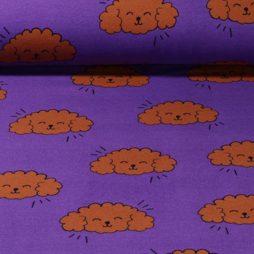 Soft sweat - Chiens mignons Violet