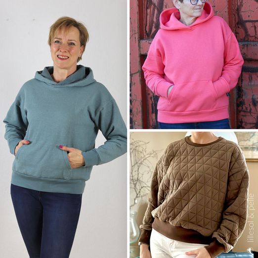 Pullover - Comfort Hoodie - Schnittmuster eBook