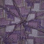 Viskose - Digitaldruck Patchwork Lila Viskose - Digitaldruck Patchwork Lila