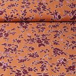 Viscose - Combiné Fleurs Rouille