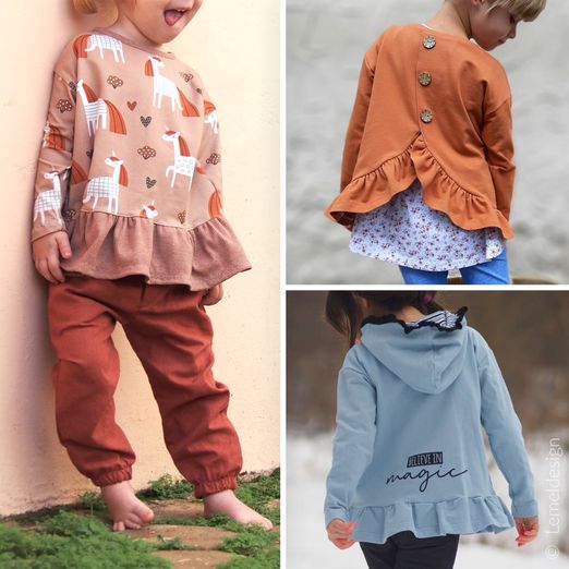 Shirt - Rüschen-Liebling Kids - Schnittmuster eBook