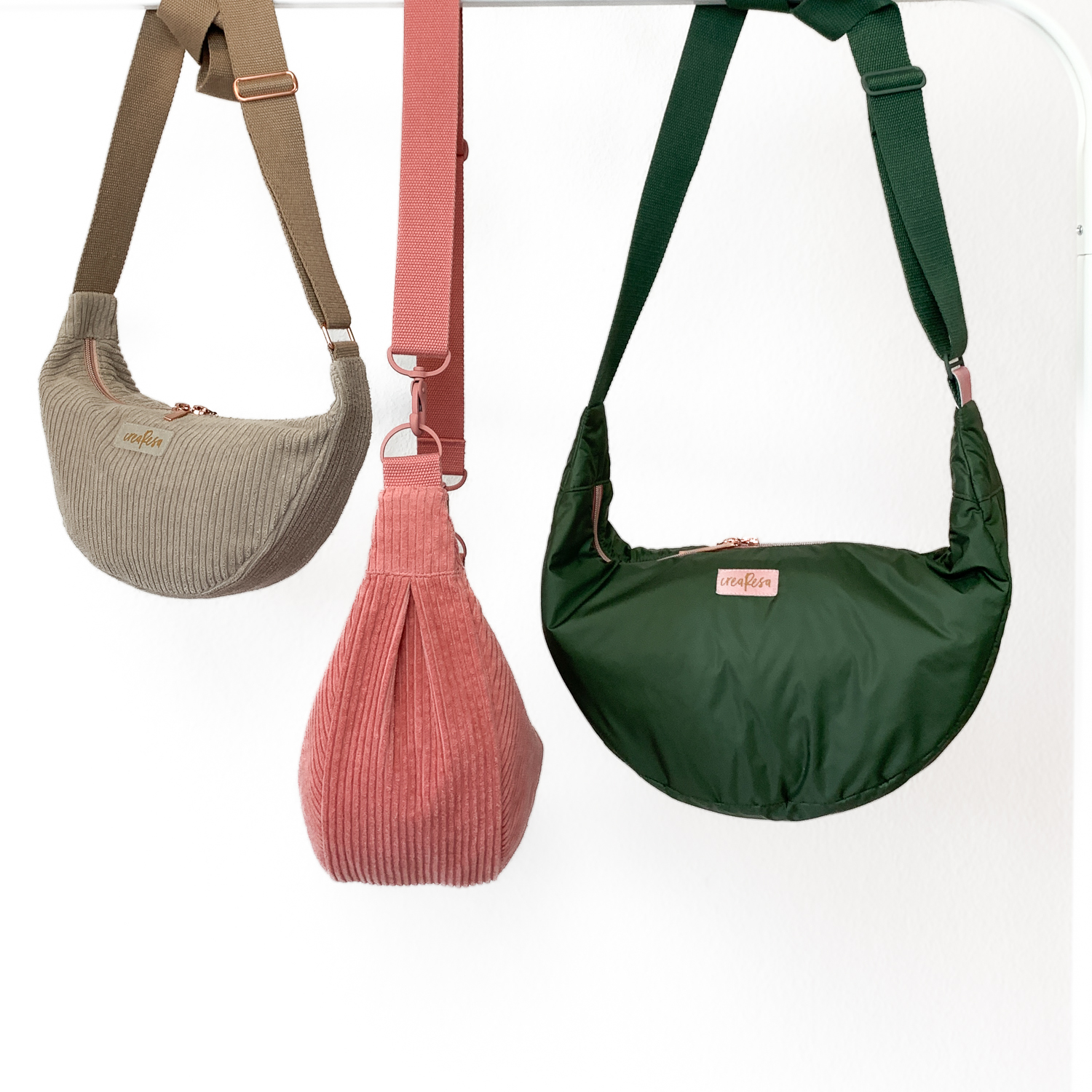 Taschen-Kombi - Moon Bag Luna Mini, M und L - Schnittmuster eBook-6 Taschen-Kombi - Moon Bag Luna Mini, M und L - Schnittmuster eBook-6